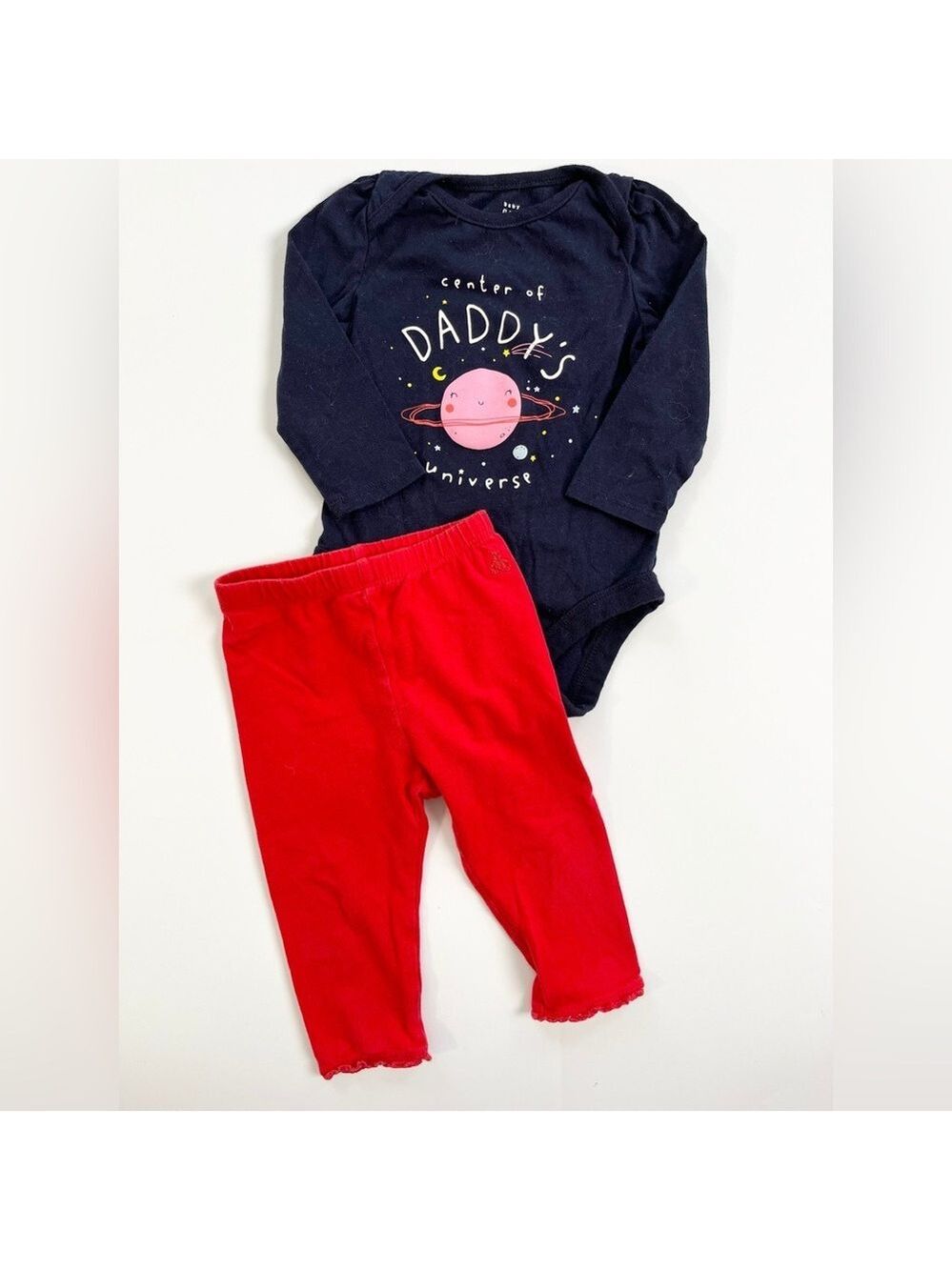 🩵 4/$20 GAP Kids Matching Set - Navy and Red